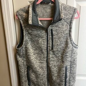 Beverly Hills Polo Club Gray Zip-Up Vest